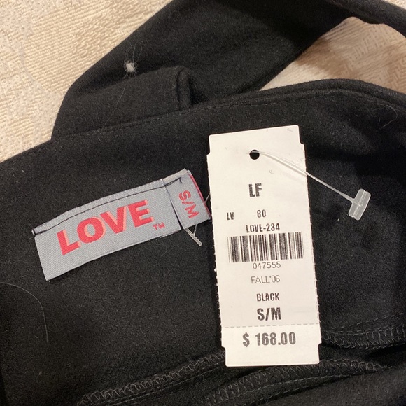 NWT.  Love Black Wool Pleated Dress.  34” length - Picture 13 of 15